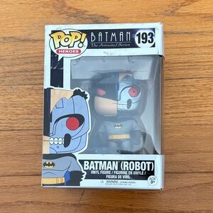 Funko Pop! Batman (Robot) Vinyl Figure - Gray, Black, Red
